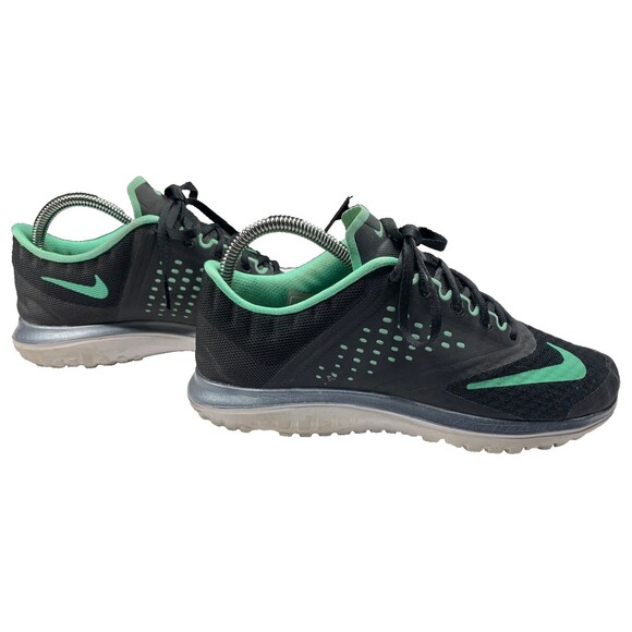 Nike Fitsole Run Sneakers Running Womens size 10 Black Green 2016 Athletic - Picture 5 of 9